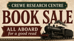 🚂 All aboard for a Book Sale at Crewe Research Centre! 📚